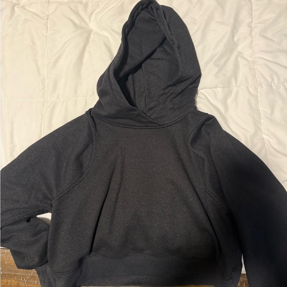 Lululemon Black Hooded Sweatshirt